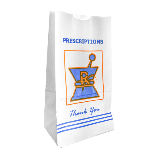 RX Paper Bag L Blue 100CT