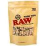 Raw Wide Prerolled Tips 180 Count Bag