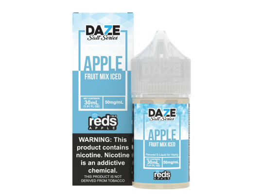 7 Daze EJuice 30ML Reds Apple Fruit Mix Iced 50MG