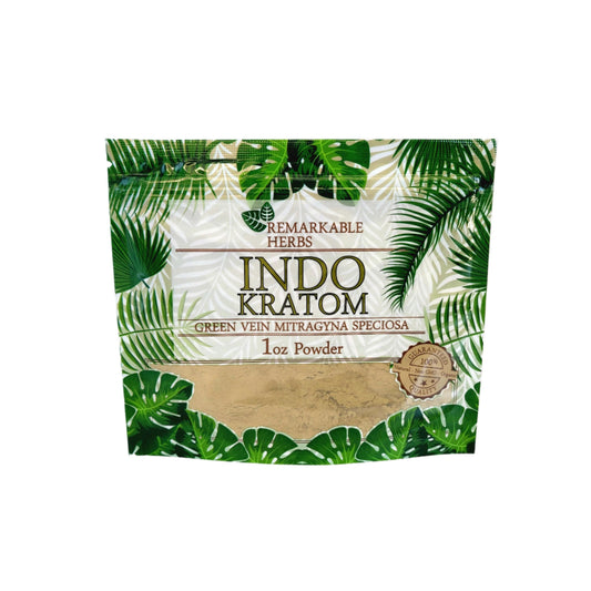 Remarkable Herbs Kratom Powder 1OZ Indo Green