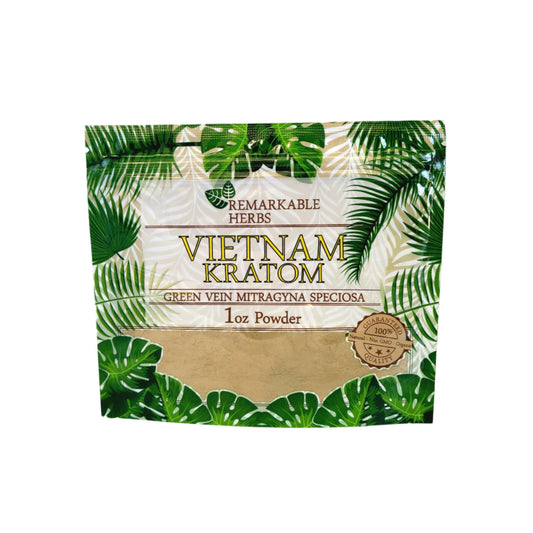 Remarkable Herbs Kratom Powder 1OZ Vietnam Green