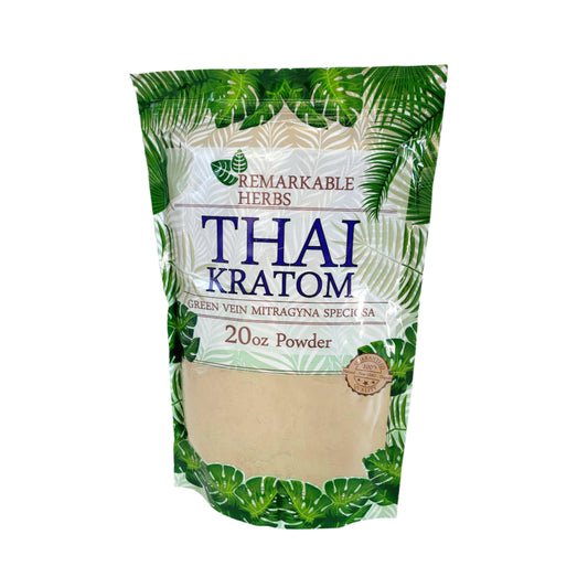 Remarkable Herbs Kratom Powder 20OZ Thai