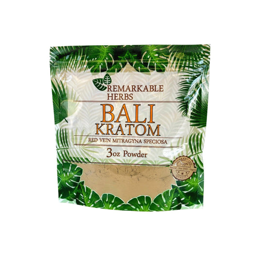 Remarkable Herbs Kratom Powder 3OZ Bali Red