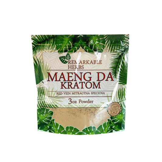 Remarkable Herbs Kratom Powder 3OZ Maeng Da Red