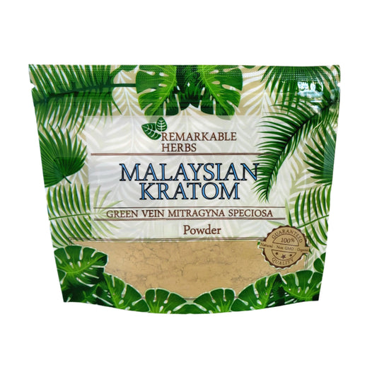 Remarkable Herbs Kratom Powder 3OZ Malaysian Green