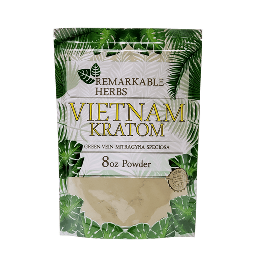 Remarkable Herbs Kratom Powder 8OZ Vietnam Green
