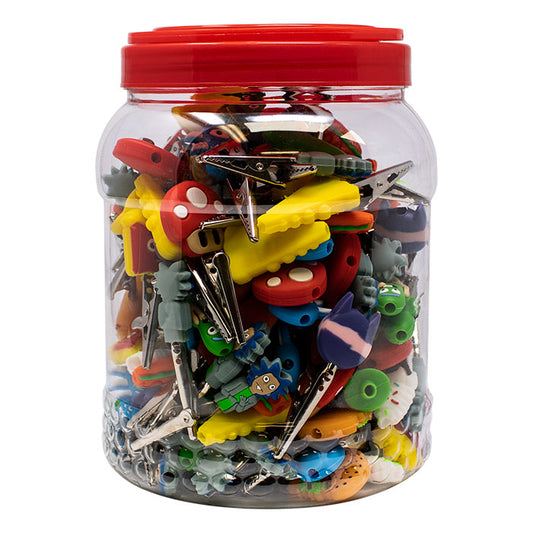Roach Clip Jar Silicone Characters 100CT