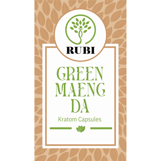 Rubi Kratom Capsules Green Maeng Da