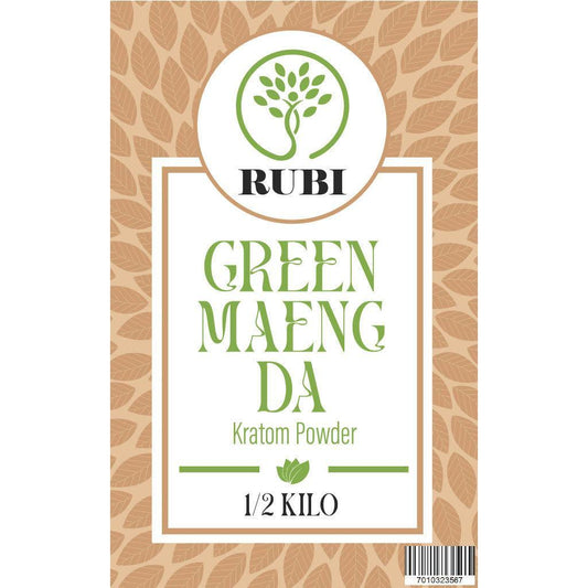 Rubi Kratom Powder 1/2KG Maeng Da Green