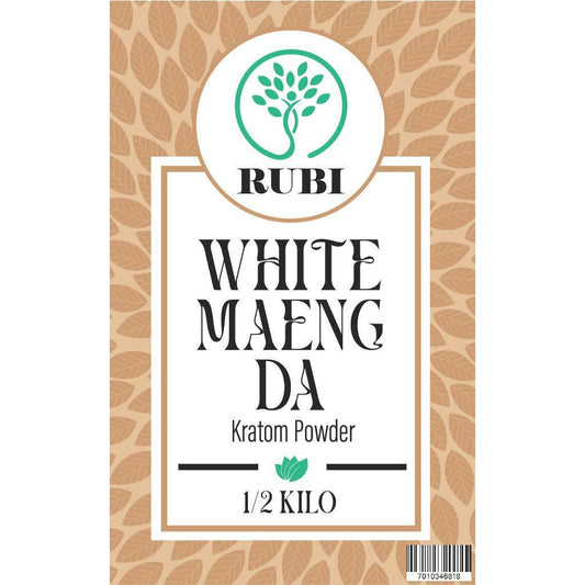 Rubi Kratom Powder 1/2KG Maeng Da White