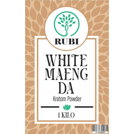 Rubi Kratom Powder 1KG Maeng Da White