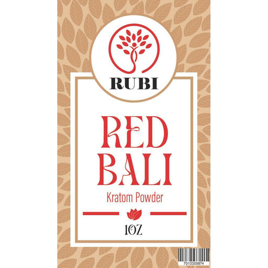 Rubi Kratom Powder 1OZ Bali Red