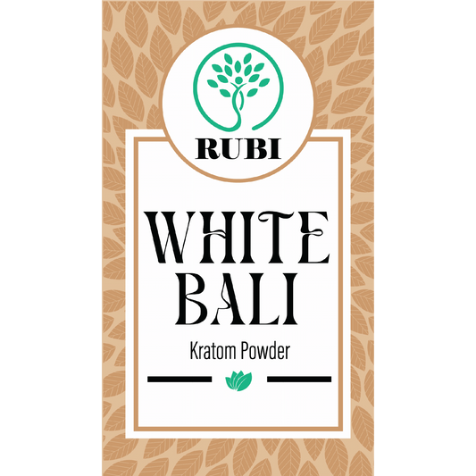 Rubi Kratom Powder 3OZ Bali White