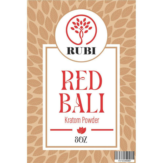 Rubi Kratom Powder 8OZ Bali Red
