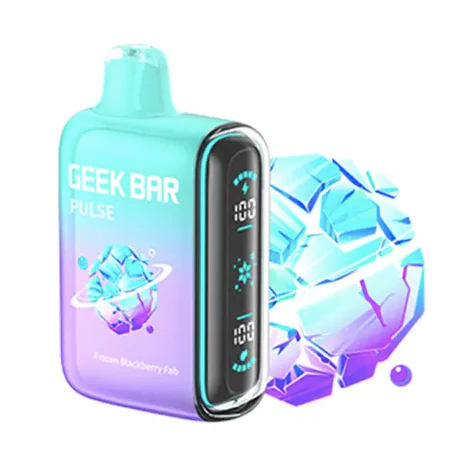 Geek Bar Vape Pulse 15000 Puffs Frozen Blackberry Fab 5CT