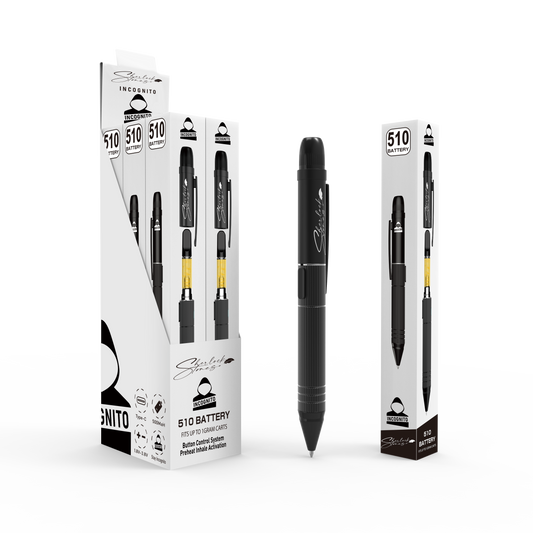 Incognito 510 Cart Battery Sherlock Pen 6CT
