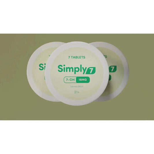 Simply7 Hydroxymitragynine Kratom Lemon Mint Extract Tablets