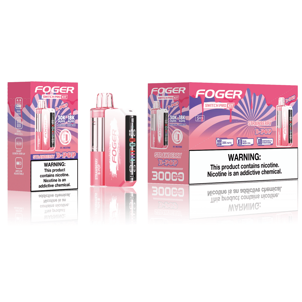Foger Switch Pro Vape Kit 30k 5ct Box