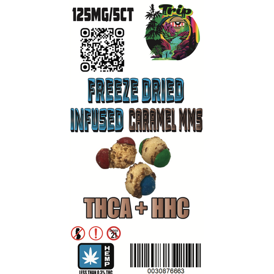 TRIP Freeze Dried Candy THCA & HHC 125MG M&M's 5CT / 1CT