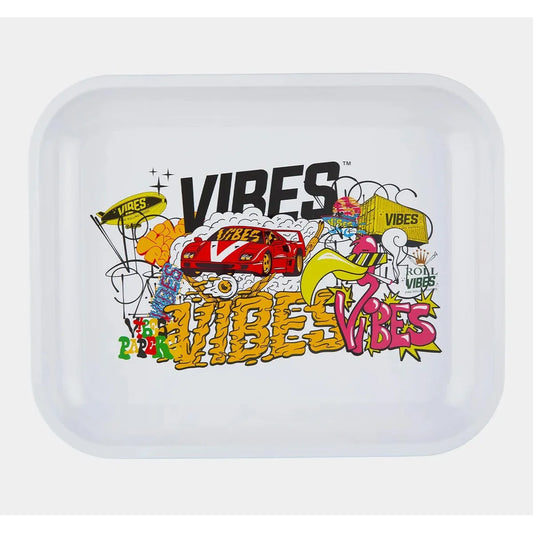 VIBES Rolling Tray Small Collage