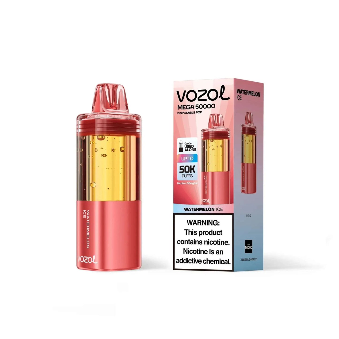 Vozol Mega 50k Disposable Vape Pod 10ct Box