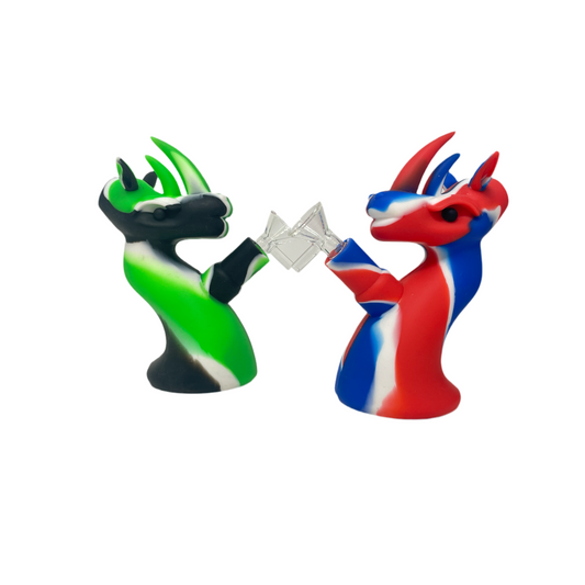 Waterpipe 5.5" Silicone Dragon Mix