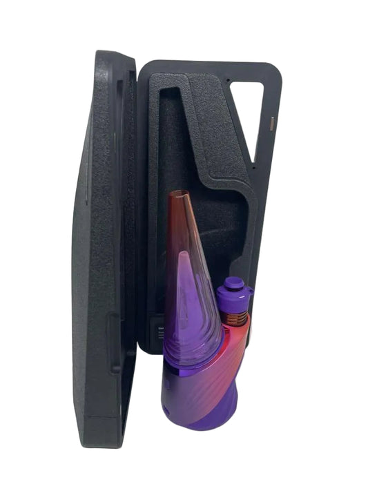 Purple vaporizer with carrying case 