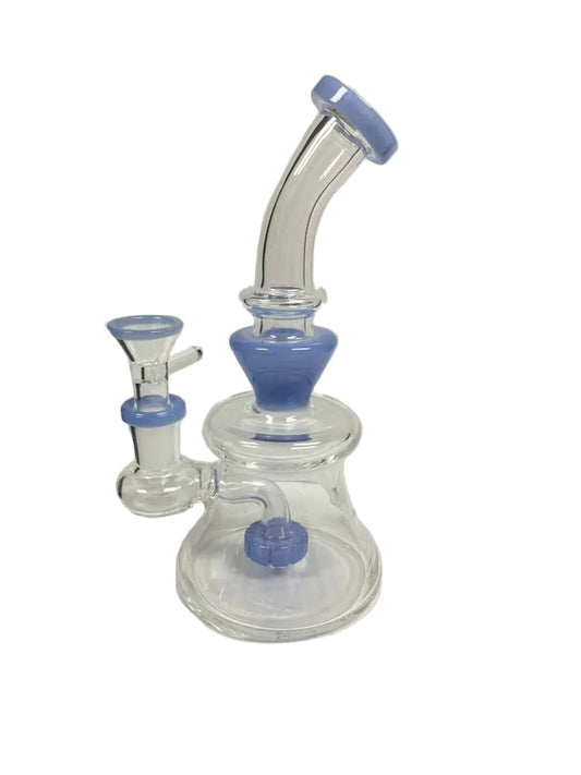 Waterpipe 7" Flared Beaker Shower Head Perc Color Mix