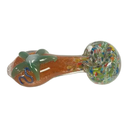 Handpipe 4" Starfish Cove Design Color Mix