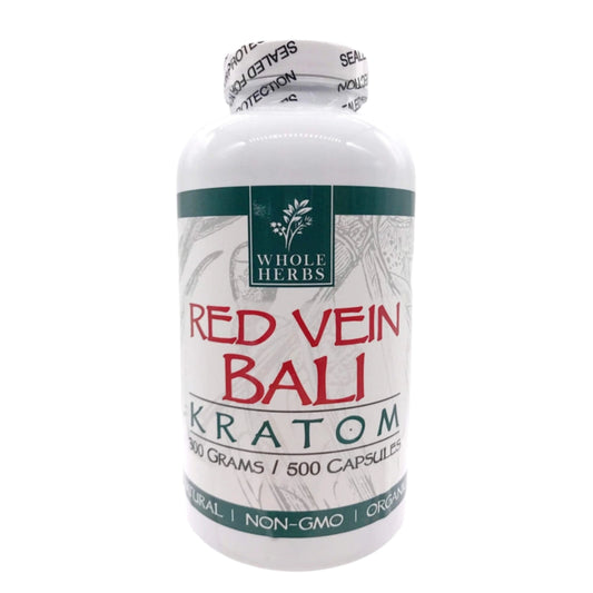 Whole Herbs Kratom Caps 500CT Bali Red