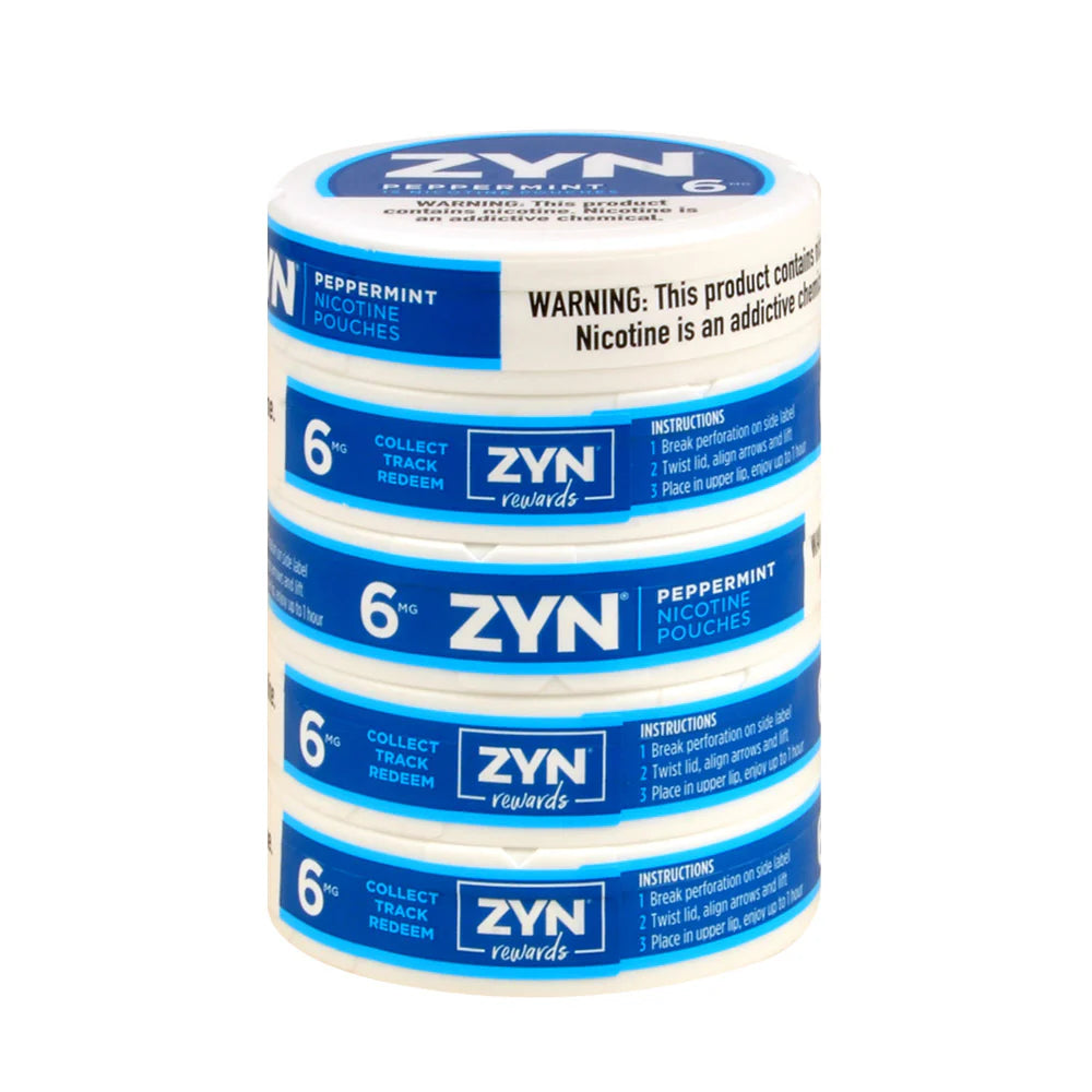 ZYN Nicotine Pouches 6MG  5CT
