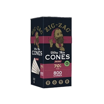 Zig Zag Cones 70MM Bulk 800CT