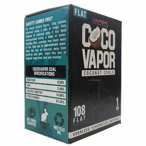 Coco Vapor Coals Flat 108CT