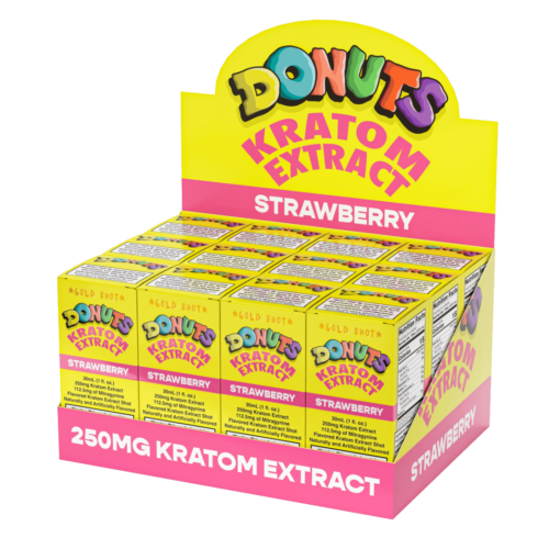 Donuts Kratom Gold Shot Variety Pack 12CT