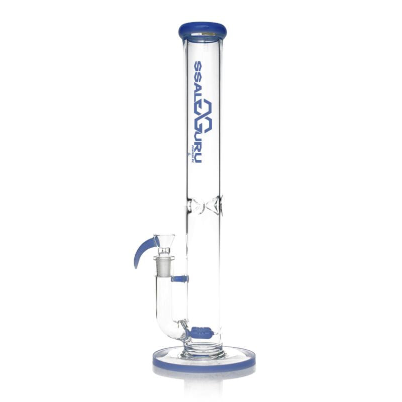 Glass Guru Waterpipe 17" Twice Diffused Incline Perc