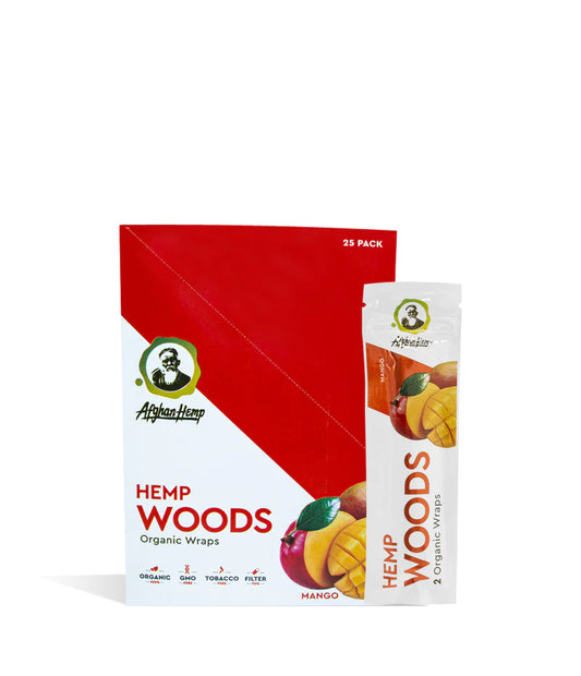 Afghan Hemp Wraps 2CT Woods Mango 25CT Box