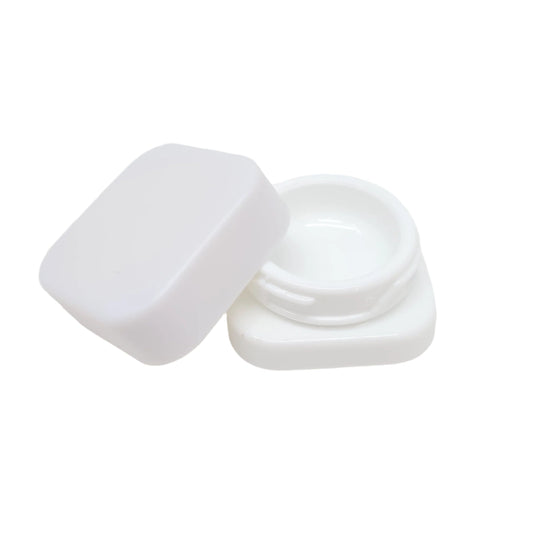 Jar 5ML Square White Gloss 360ct Case