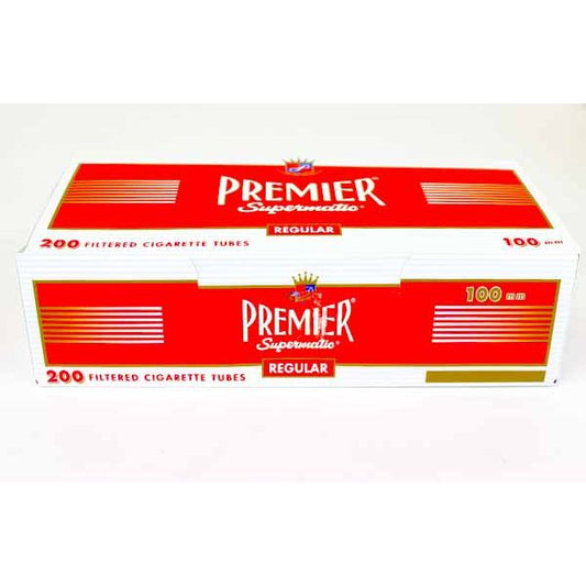 Premier Tubes 200 Count Regular 5 Count Pack