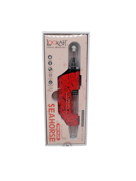 Lookah Seahorse Pro Plus Red-Black Splatter