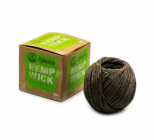 Afghan Hemp Wick 250FT