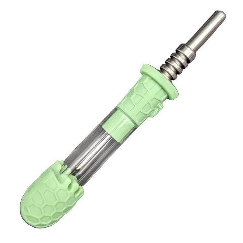 Nectar Collector 6.5" Silicone and Glass Honeybee Color Mix