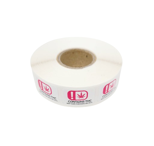 RX Label 3x2 THC Warning 500CT