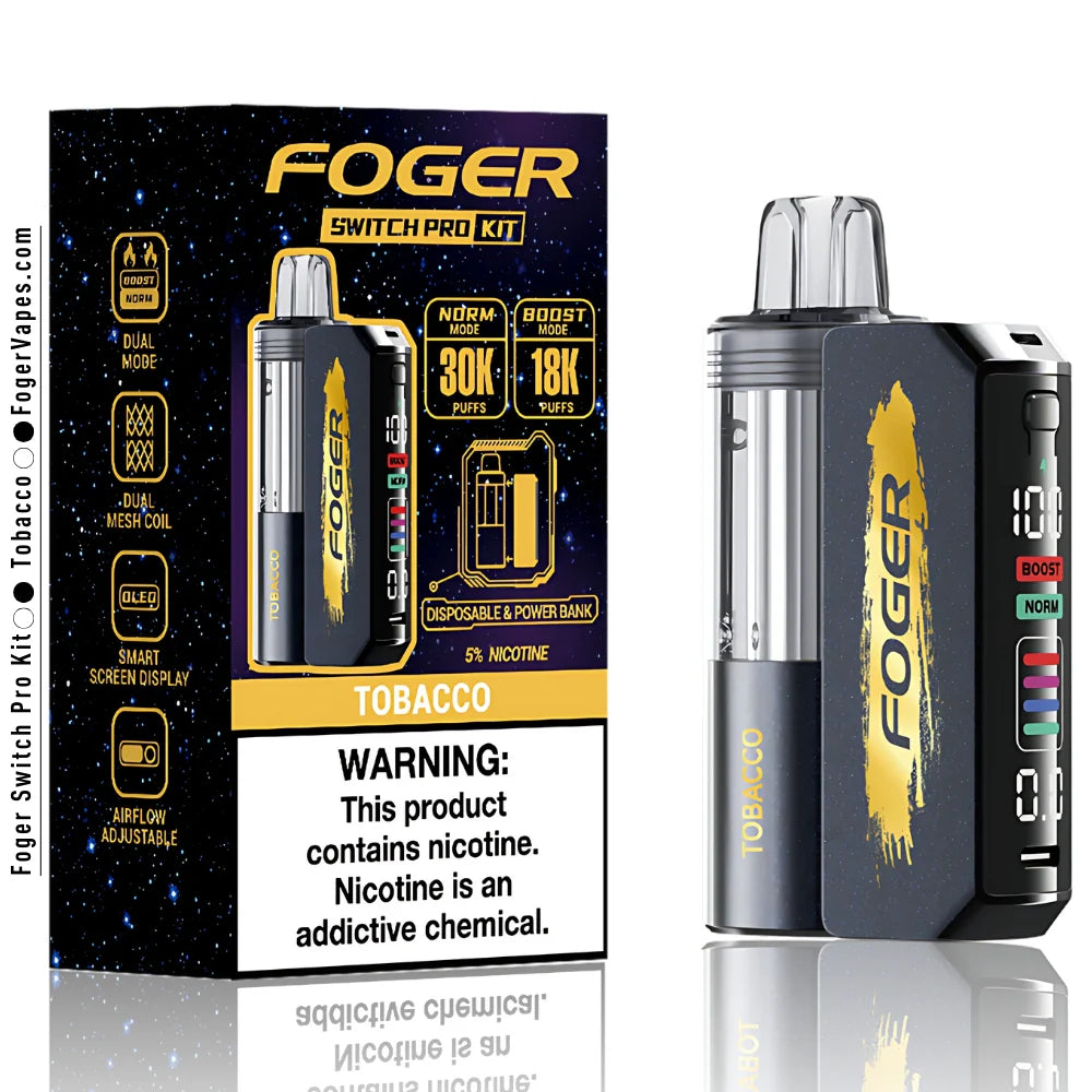 Foger Switch Pro Vape Kit 30k 5ct Box