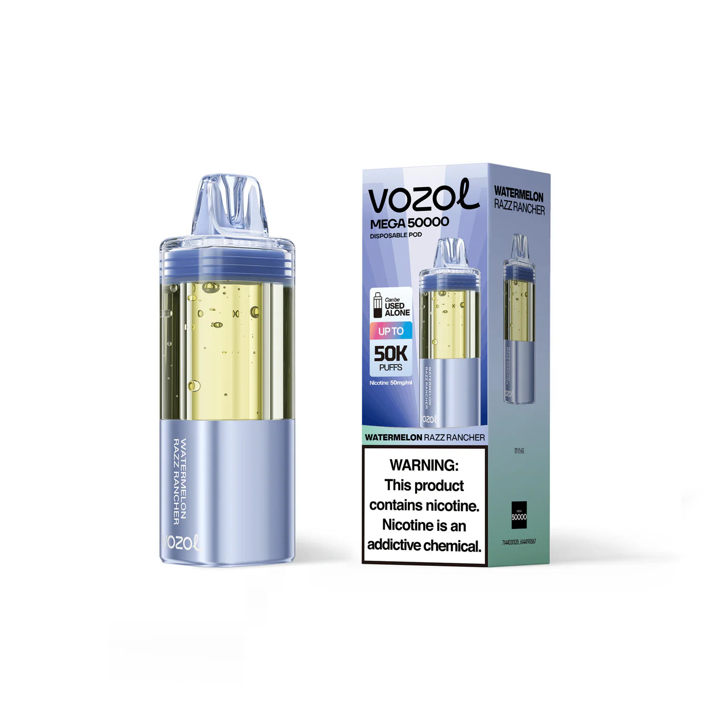 Vozol Mega 50k Disposable Vape Pod 10ct Box