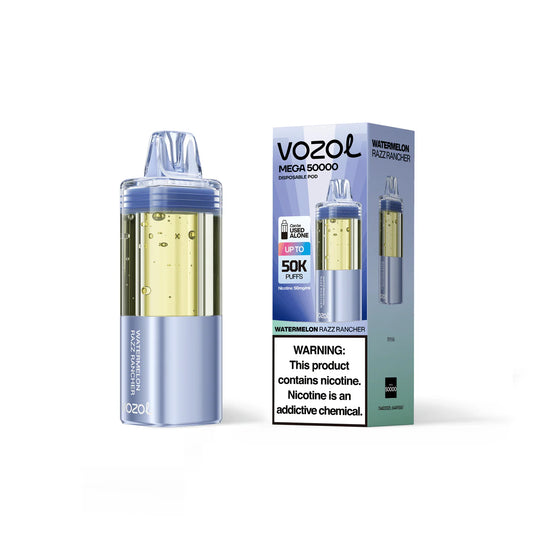 Vozol Mega 50k Disposable Vape Pod 10ct Box
